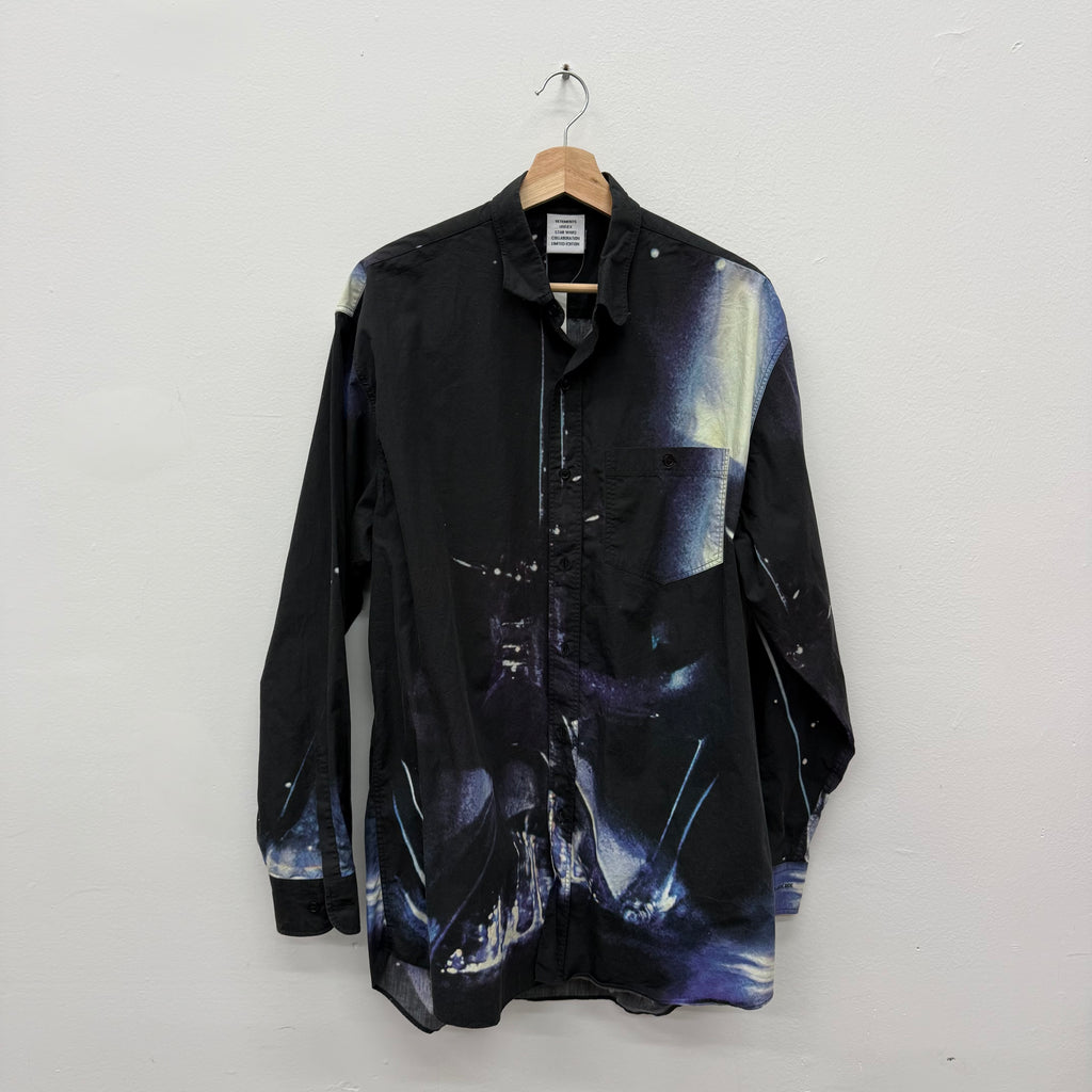 Vetements Darth Vader Longsleeve Button Up Shirt - Size S