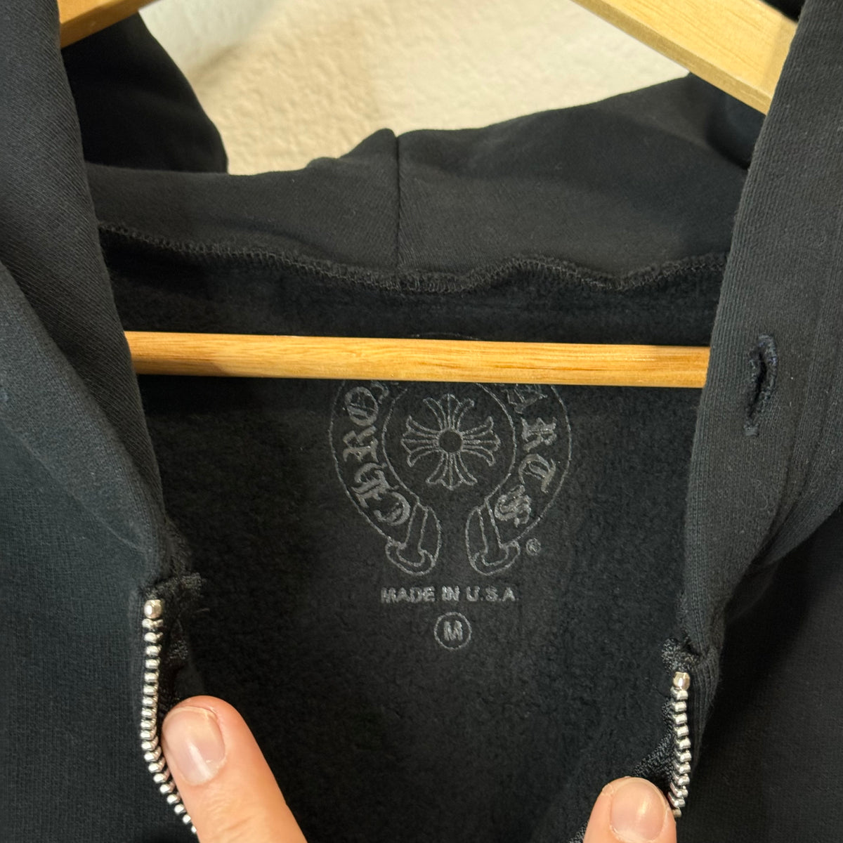 Chrome Hearts Seoul Horseshoe Zip Up Hoodie - Size M