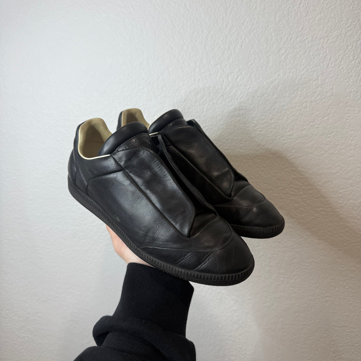 Maison Margiela Future Low Black Sneakers - Size 41 (US 8)