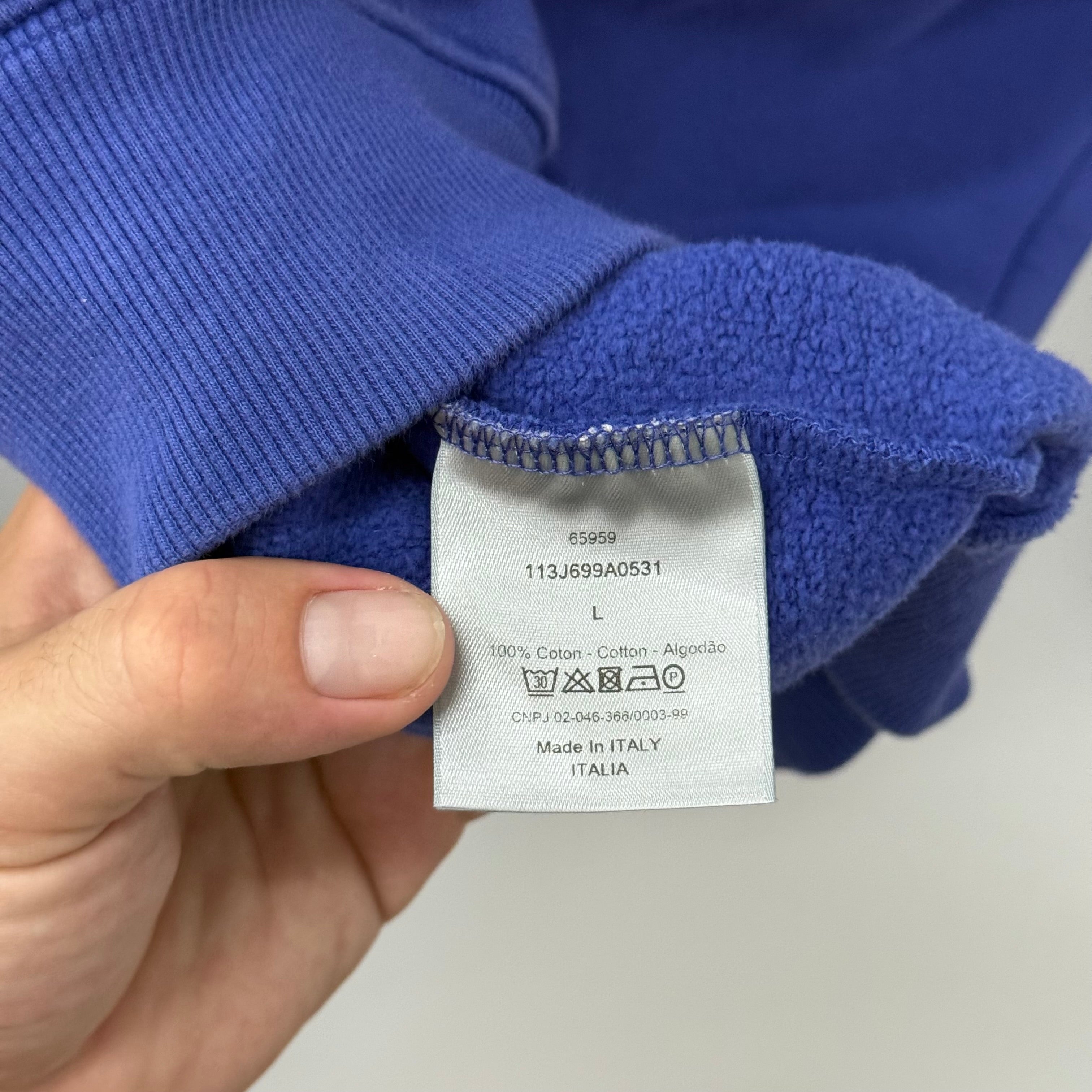 Dior CD Purple Crewneck - Size L
