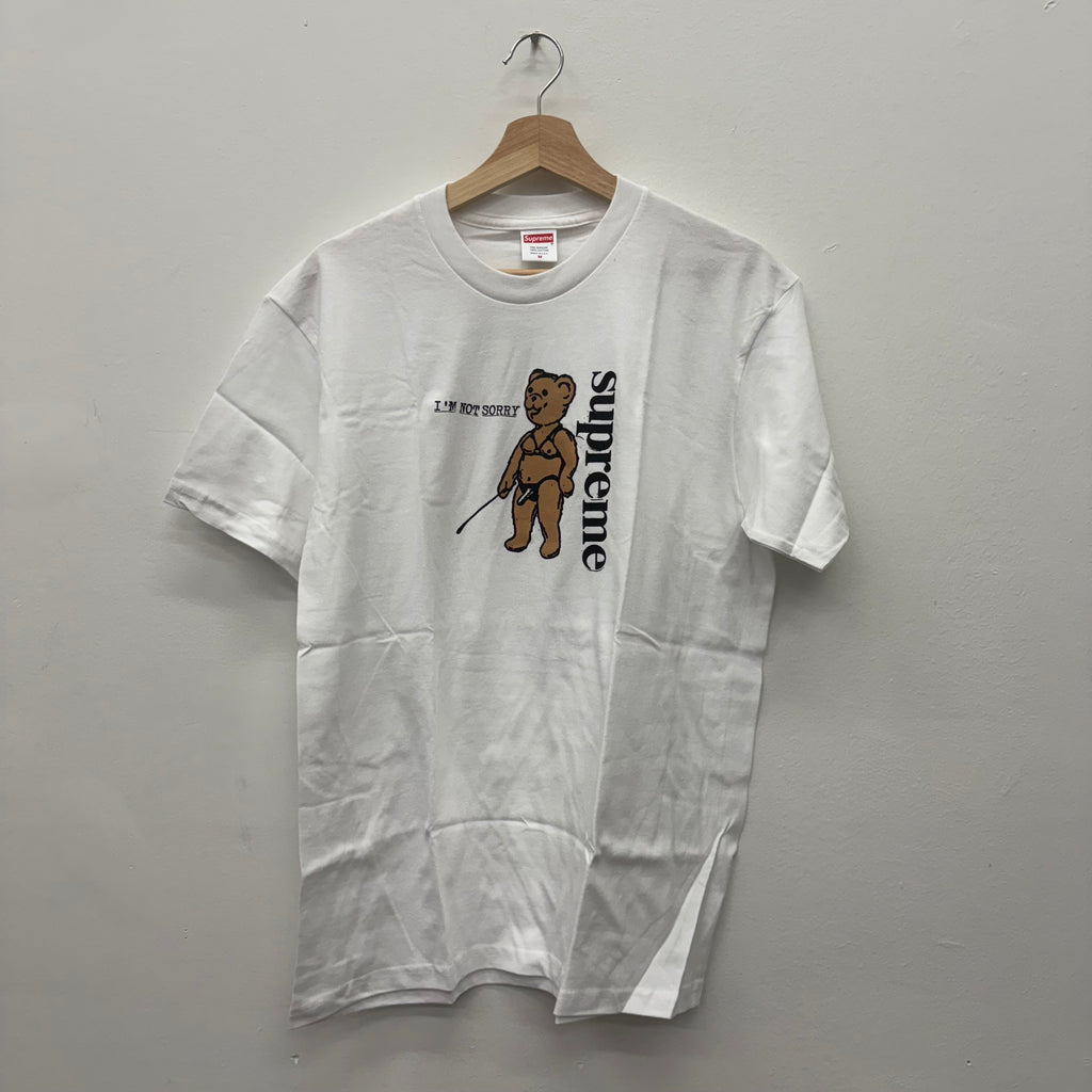 Supreme Not Sorry T-Shirt White - Size M