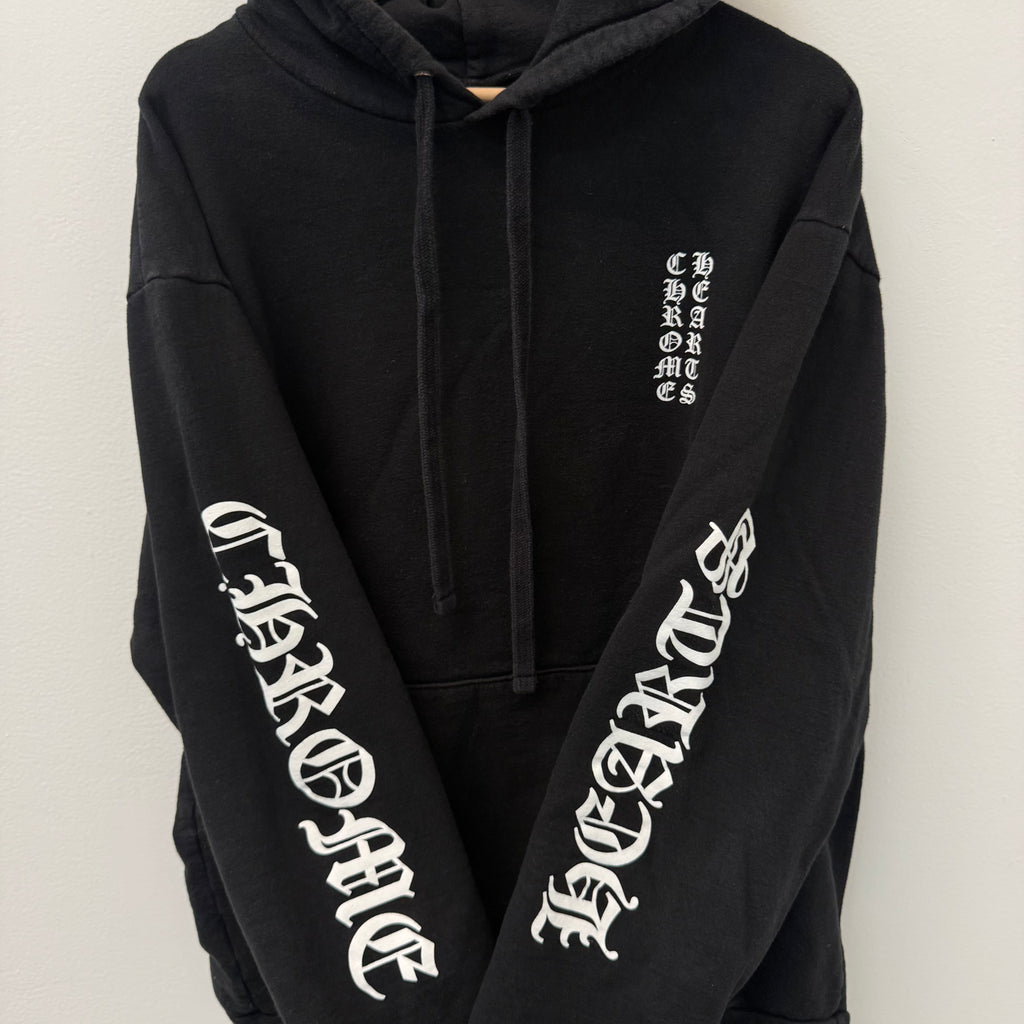 Chrome Hearts Script Hoodie Black - Size L