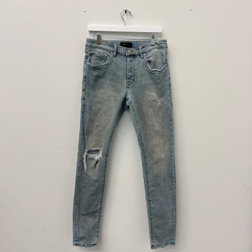 Purple Brand Distressed Denim Jeans - Size 32