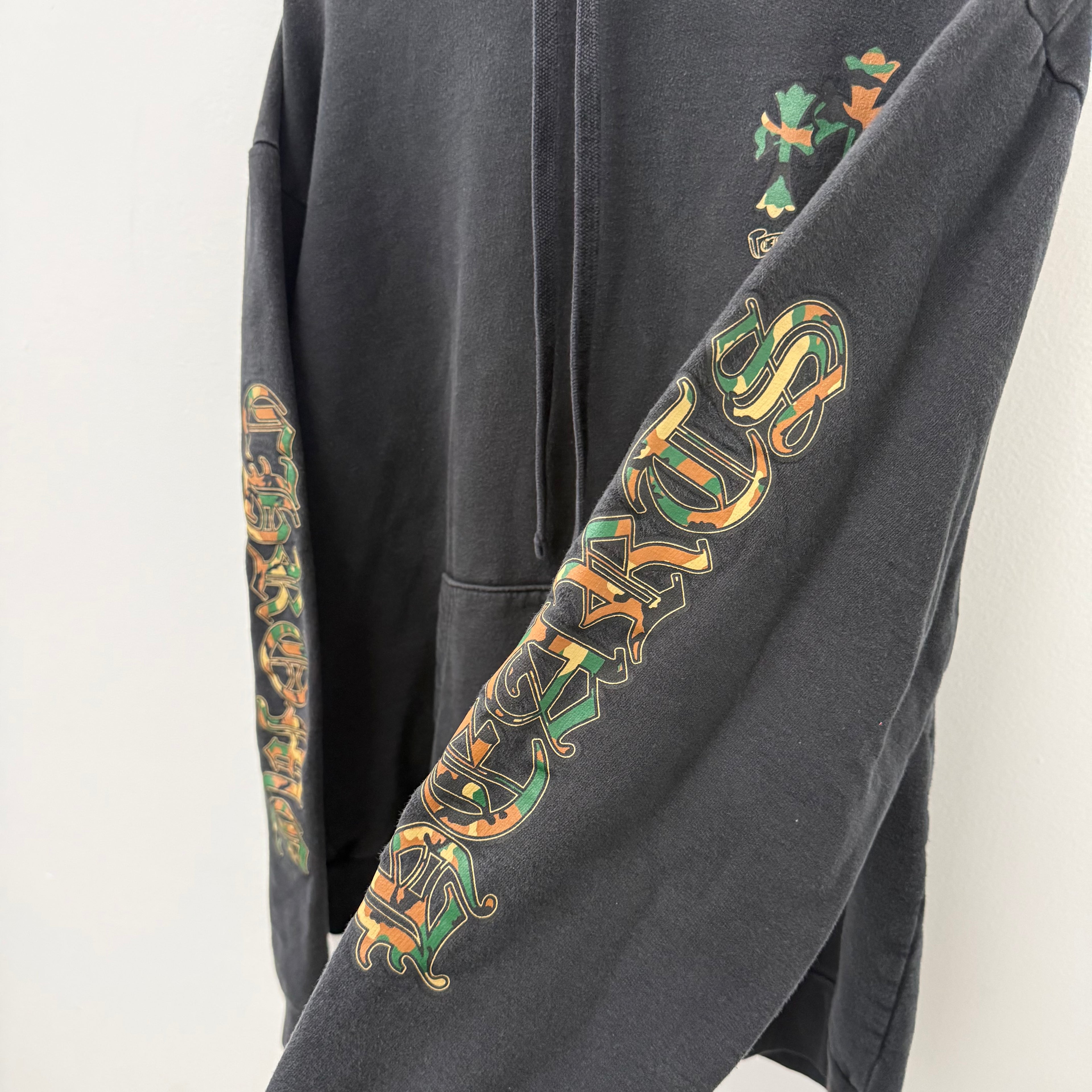 Chrome Hearts Camo Triple Cross Hoodie - Size M