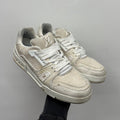 Louis Vuitton Canvas Monogram Trainer Sneakers White - LV 10 (Fits US 11.5)
