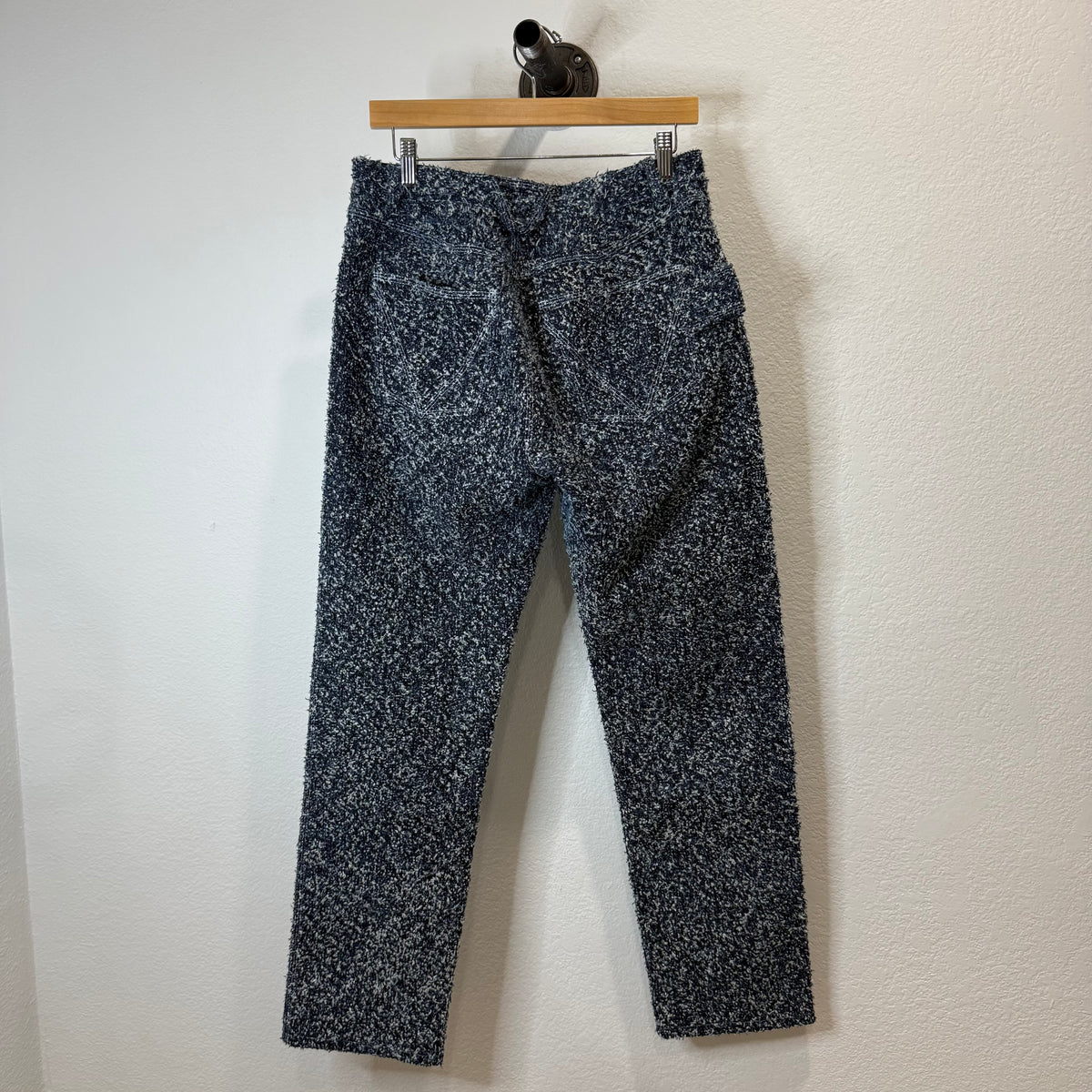 Bottega Veneta Cotton-Bouclé Indigo Carpenter Pants - Size 48 (32)