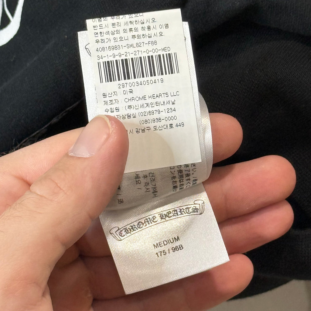 Chrome Hearts Seoul Horseshoe Zip Up Hoodie - Size M
