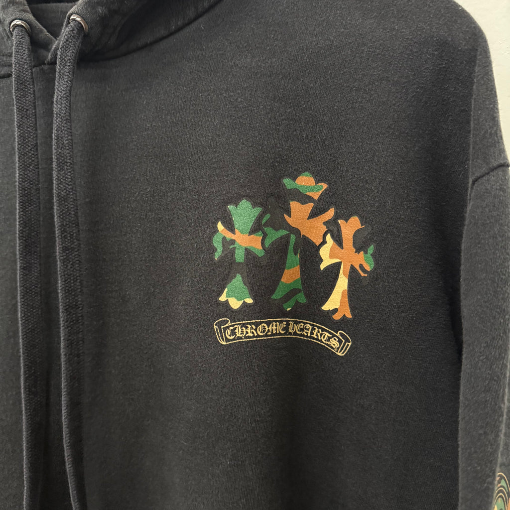 Chrome Hearts Camo Triple Cross Hoodie - Size M