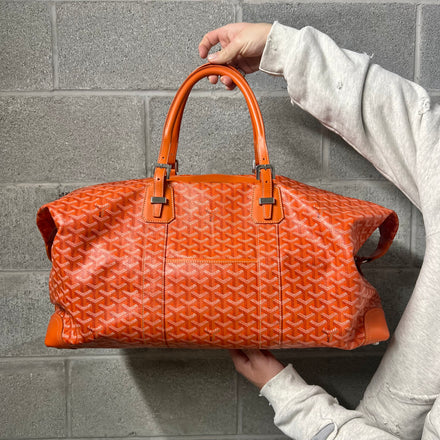 Goyard Boeing Duffle Bag 55 Orange