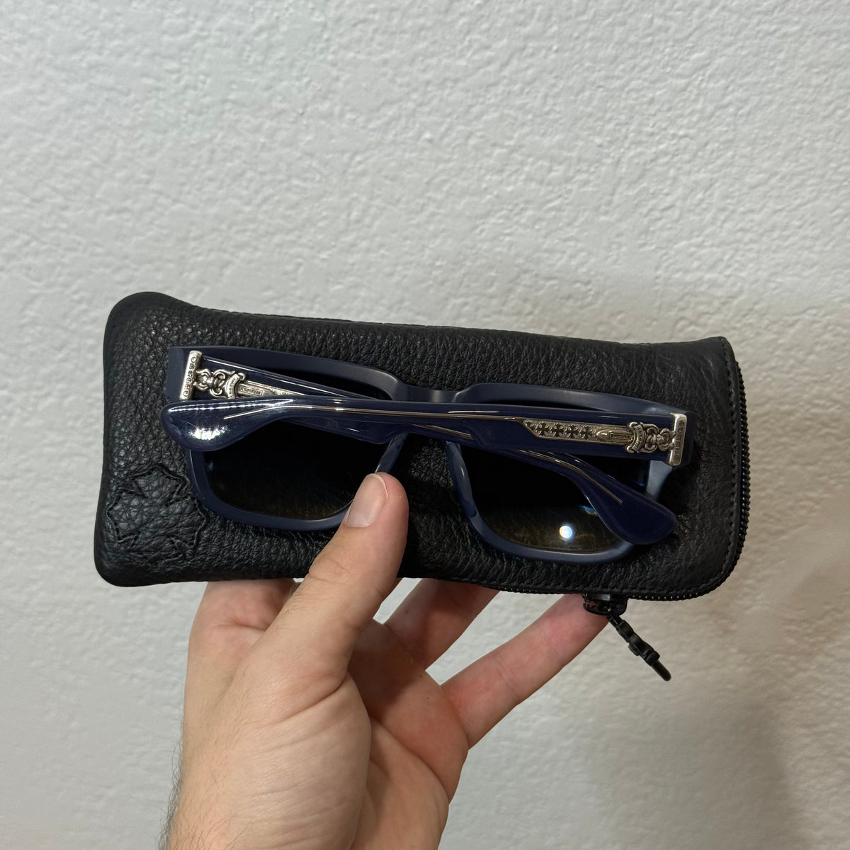 Chrome Hearts Blue Box Officer Dagger Sunglasses