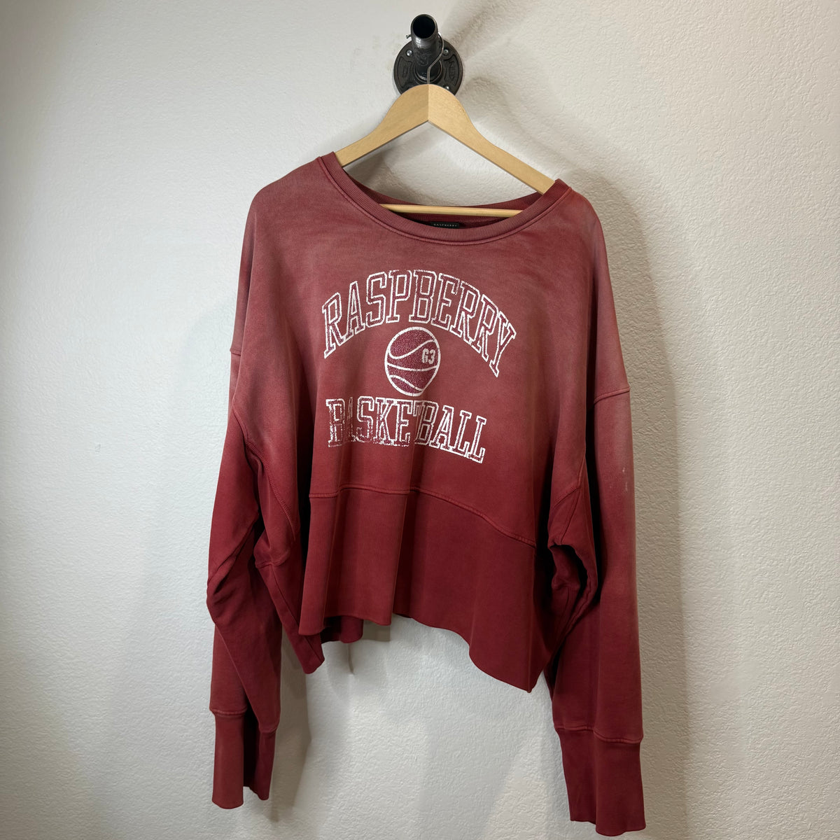 GV Gallery Raspberry Hills Basketball Crewneck - Size XXL