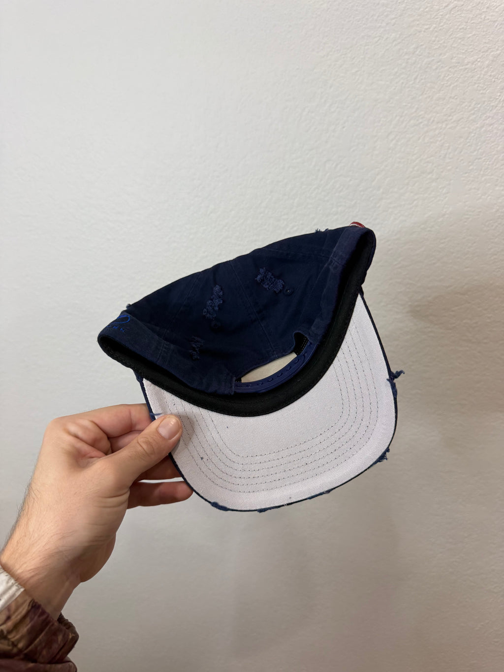 Up7 Skate NYC Navy Blue Intl Team Snapback Hat