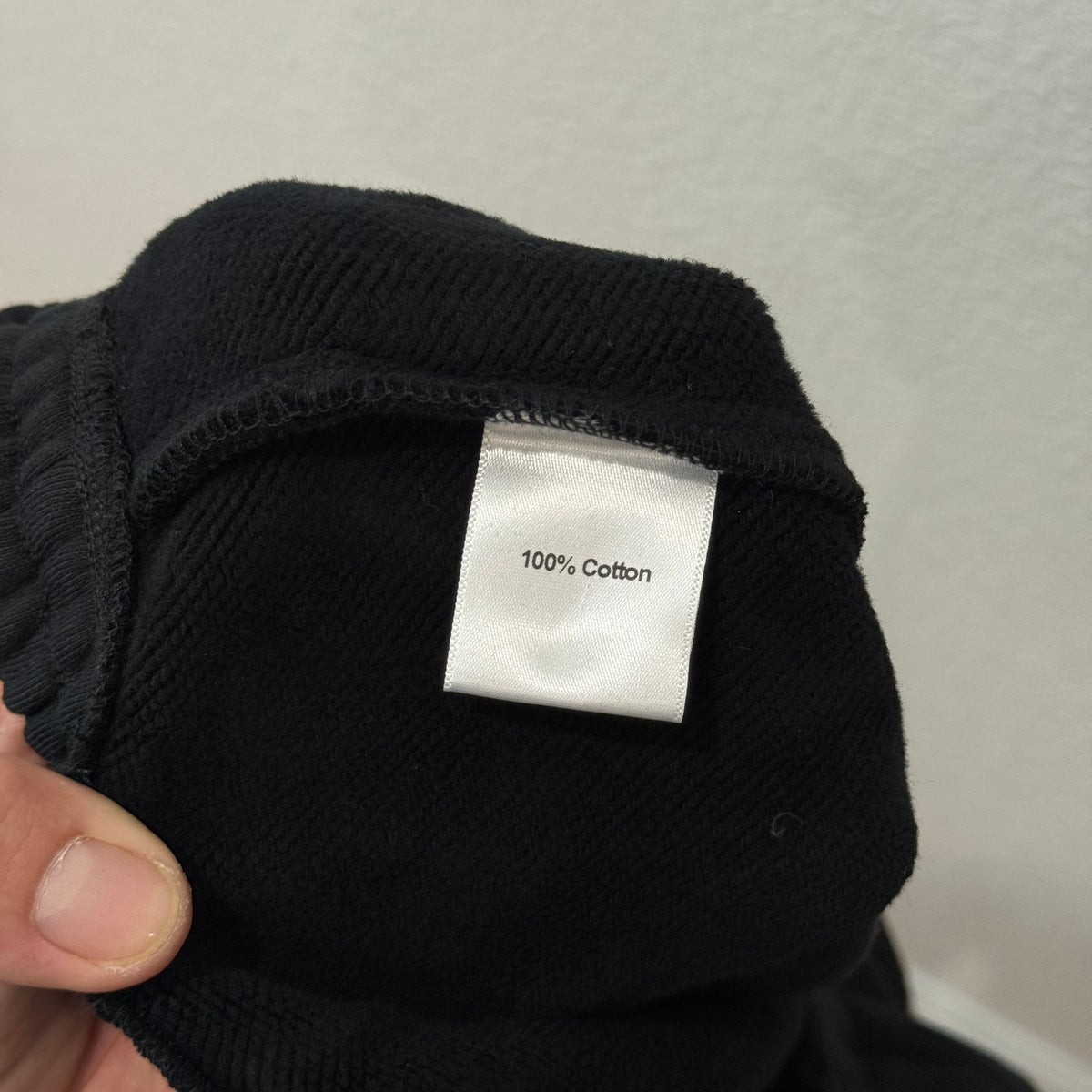 HMDD Silver Scrunch Patch Sweatpants Black