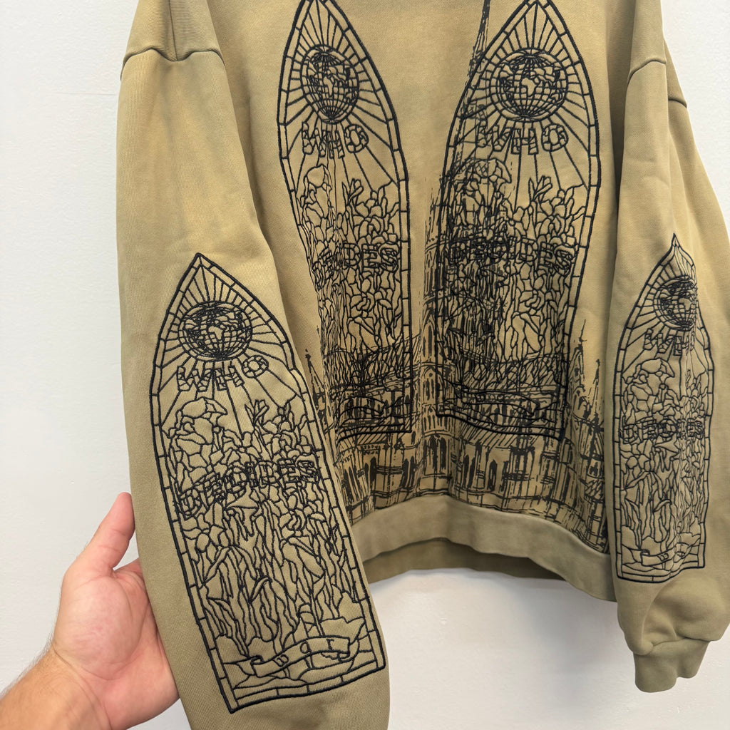 Who Decides War Cathedral Crewneck - Size L