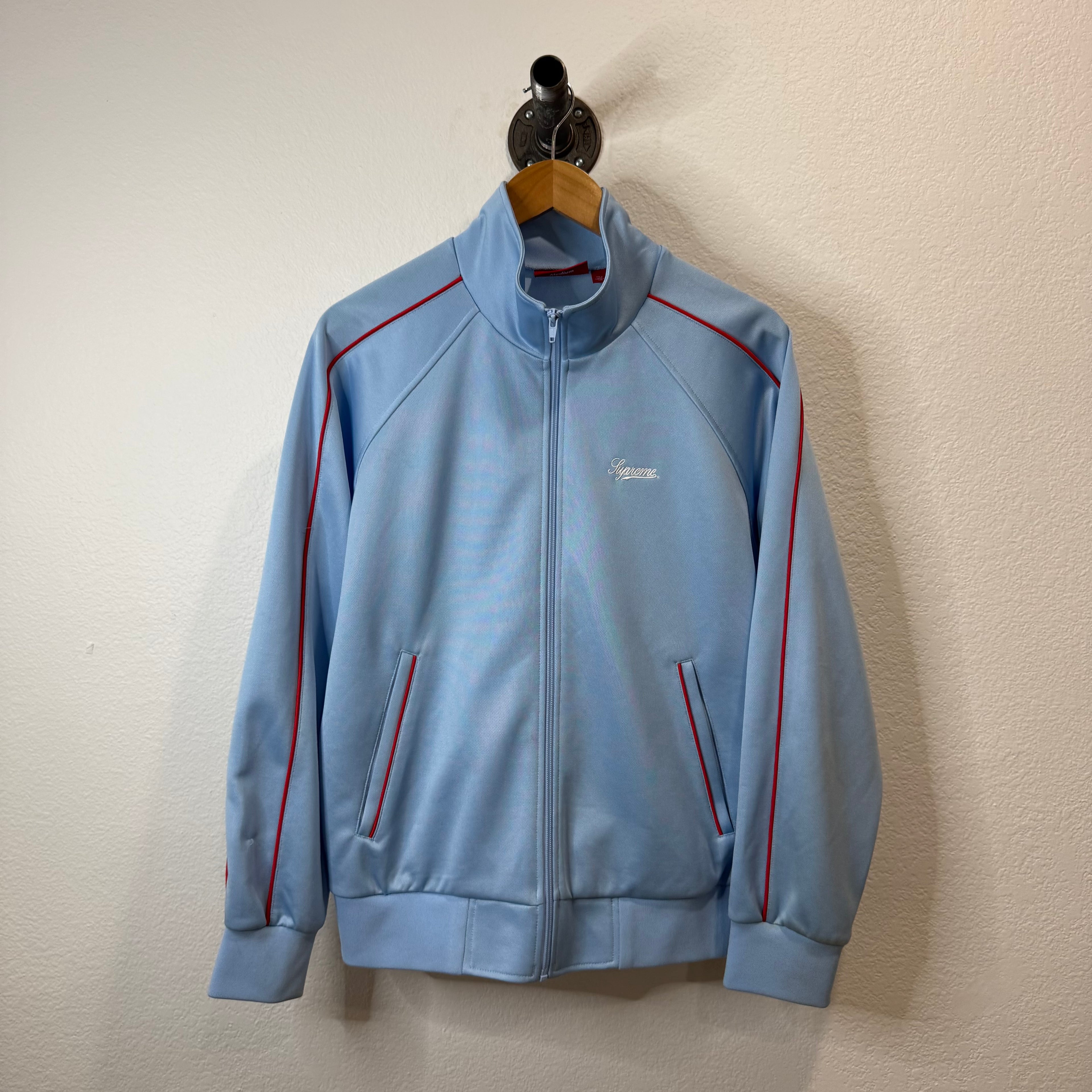 Supreme Tricot Track Jacket Light Blue - Size M