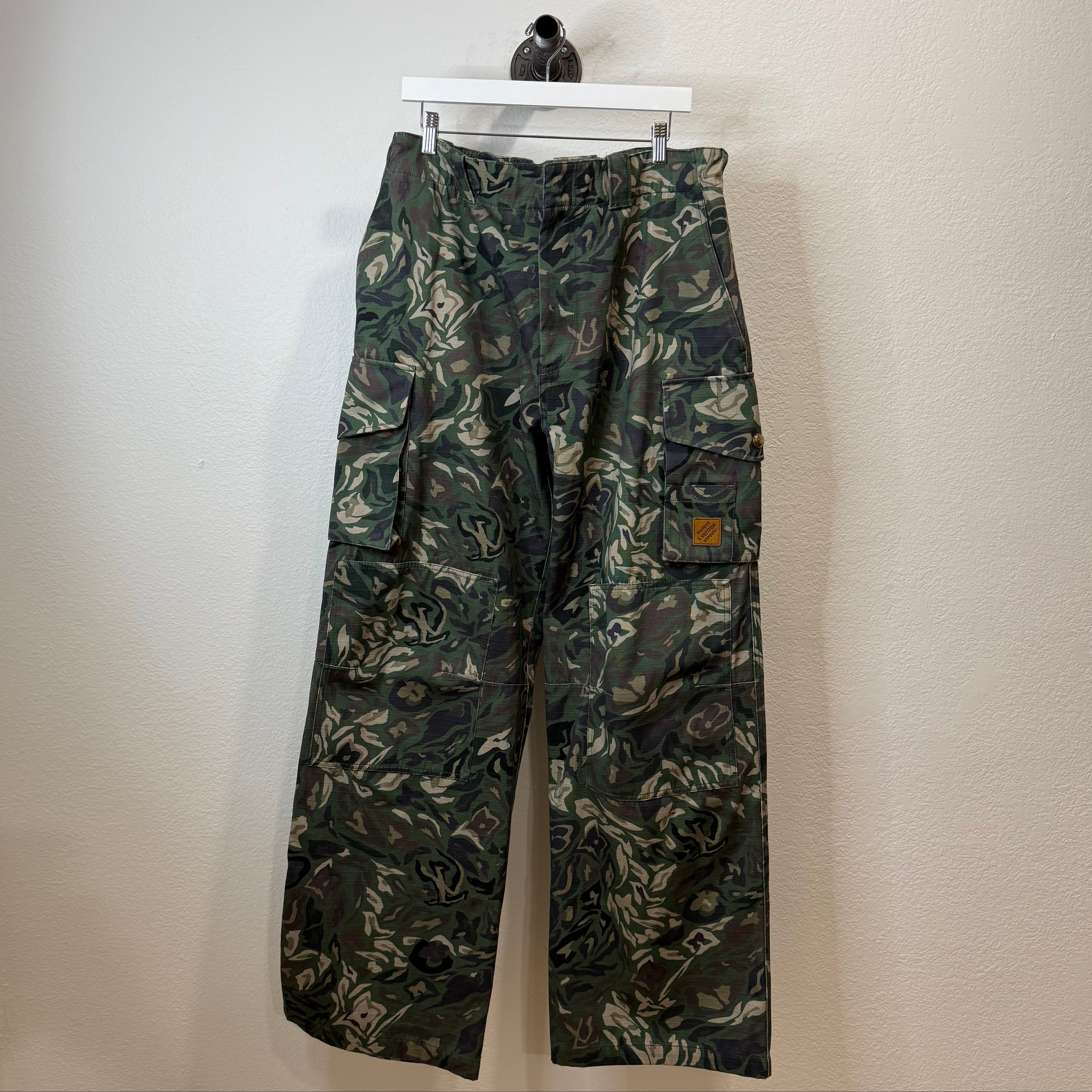 Louis Vuitton Nigo Camo Runway Work Pants - Size 58 (XXL)