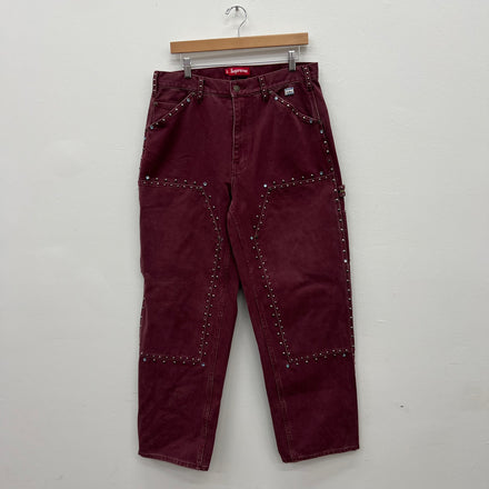 Supreme BB Simon Red Carpenter Pants - Size 32