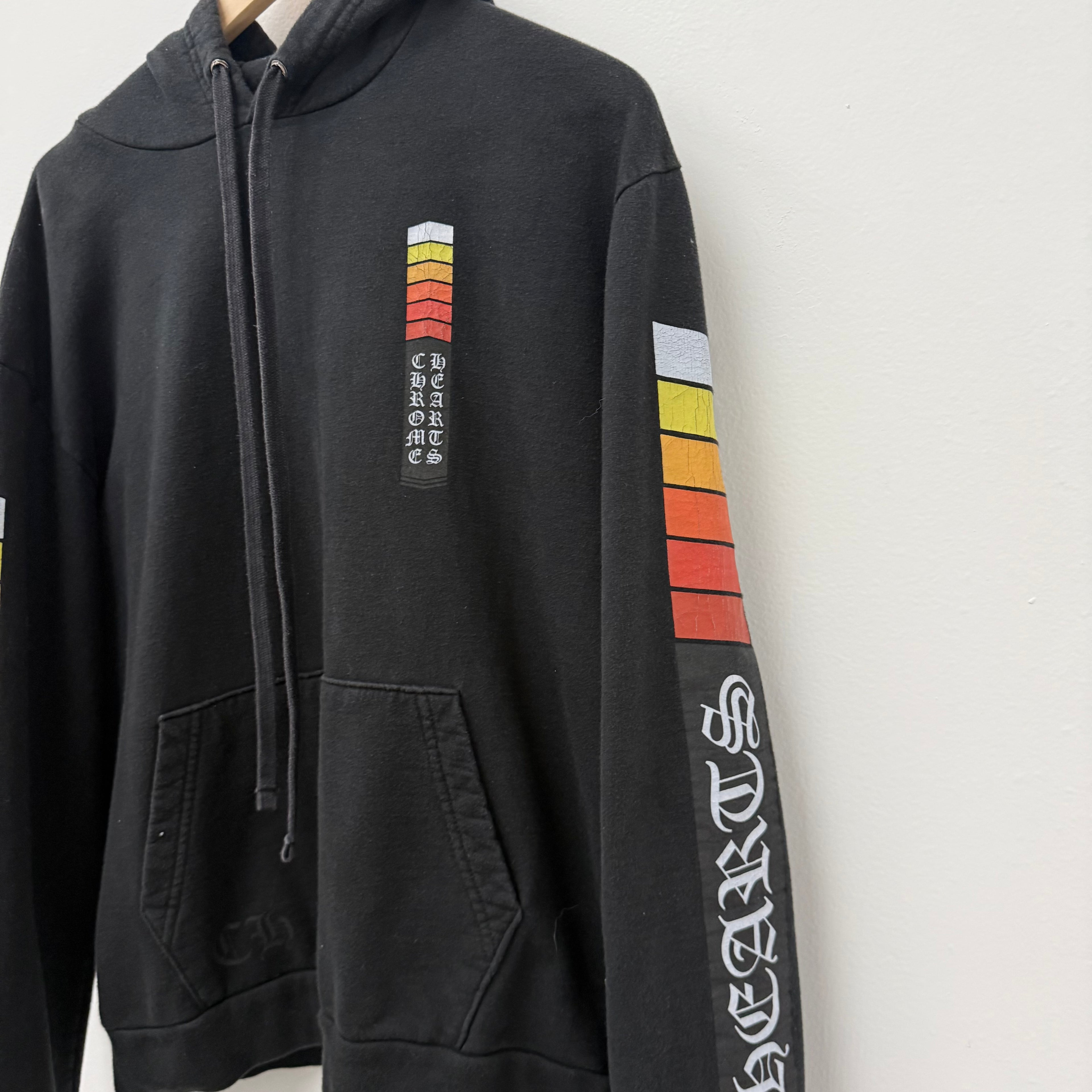 Chrome Hearts Hollywood Gradient Hoodie Black - Size XS