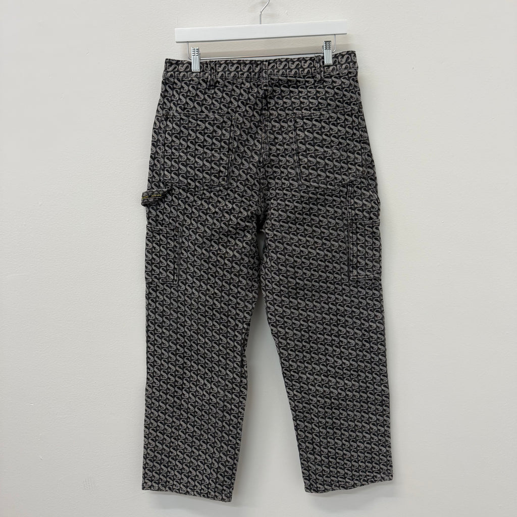 Supreme Monogram S Logo Carpenter Denim Jeans - Size 32