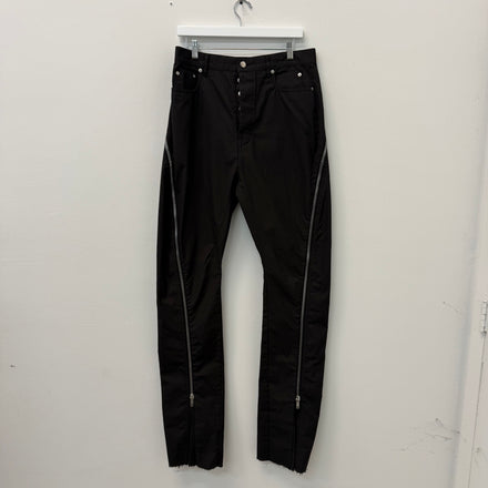 Rick Owens Banana Temple Black Pants - Size 33
