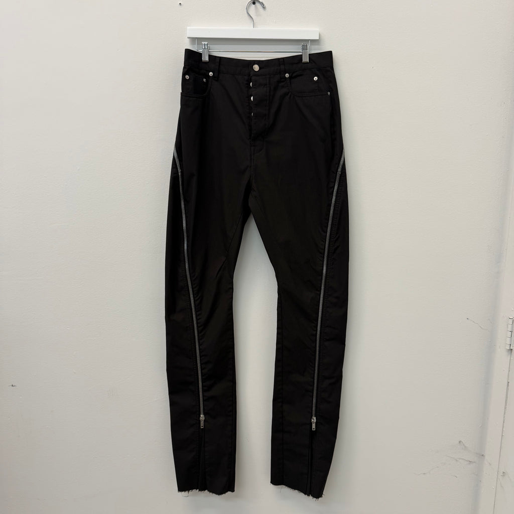 Rick Owens Banana Temple Black Pants - Size 33