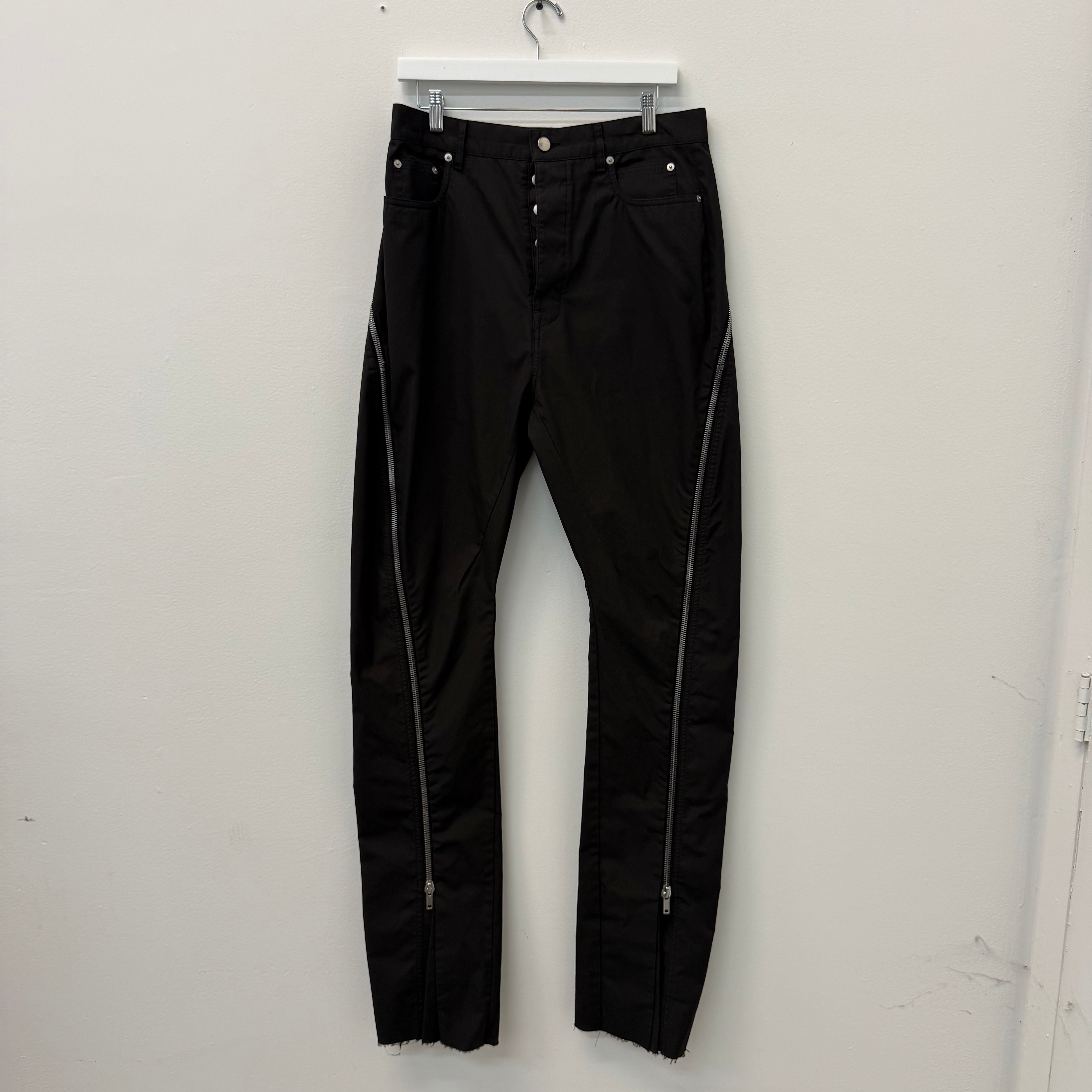 Rick Owens Banana Temple Black Pants - Size 33