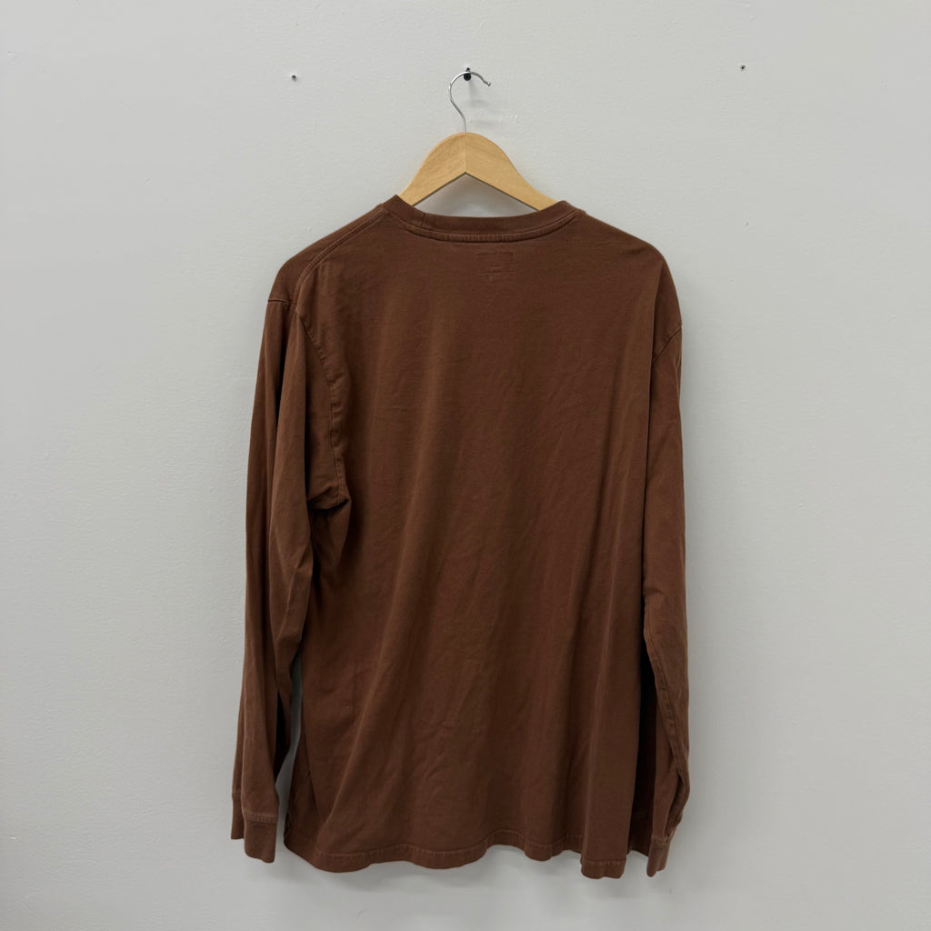 Supreme Brown Mini Box Logo Longsleeve Shirt - Size L