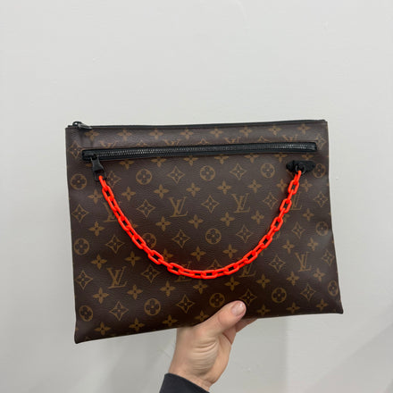 Louis Vuitton Virgil A4 Pochette Monogram Bag