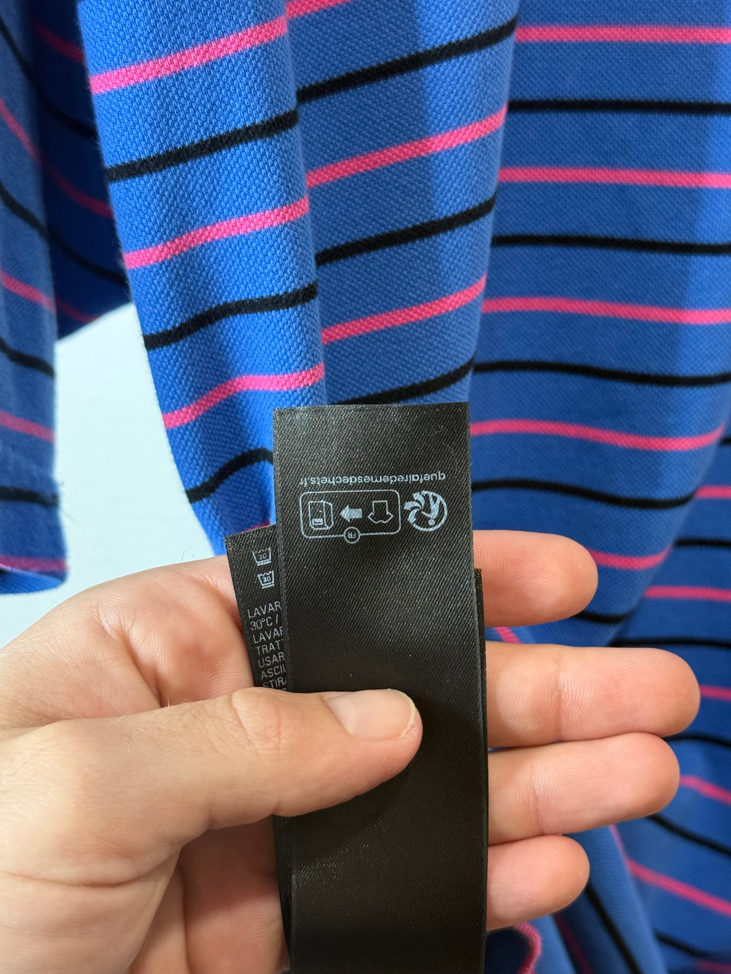 Balenciaga Stipe Polo Shirt - Size S