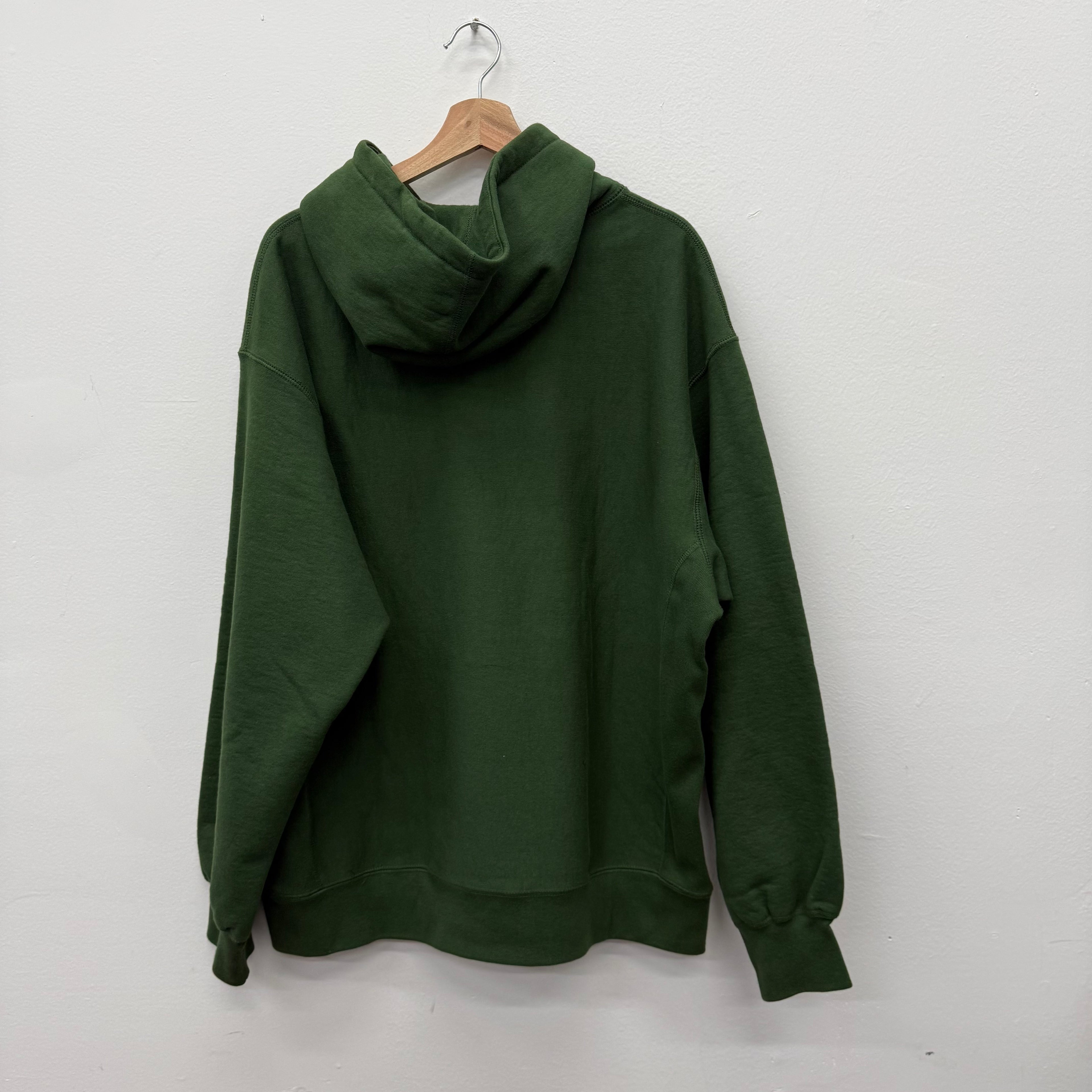 Supreme Vertical Logo Green Hoodie - Size XL