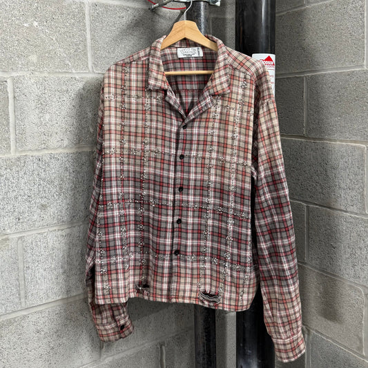 Vale Redwood Crystal Flannel - Size XL