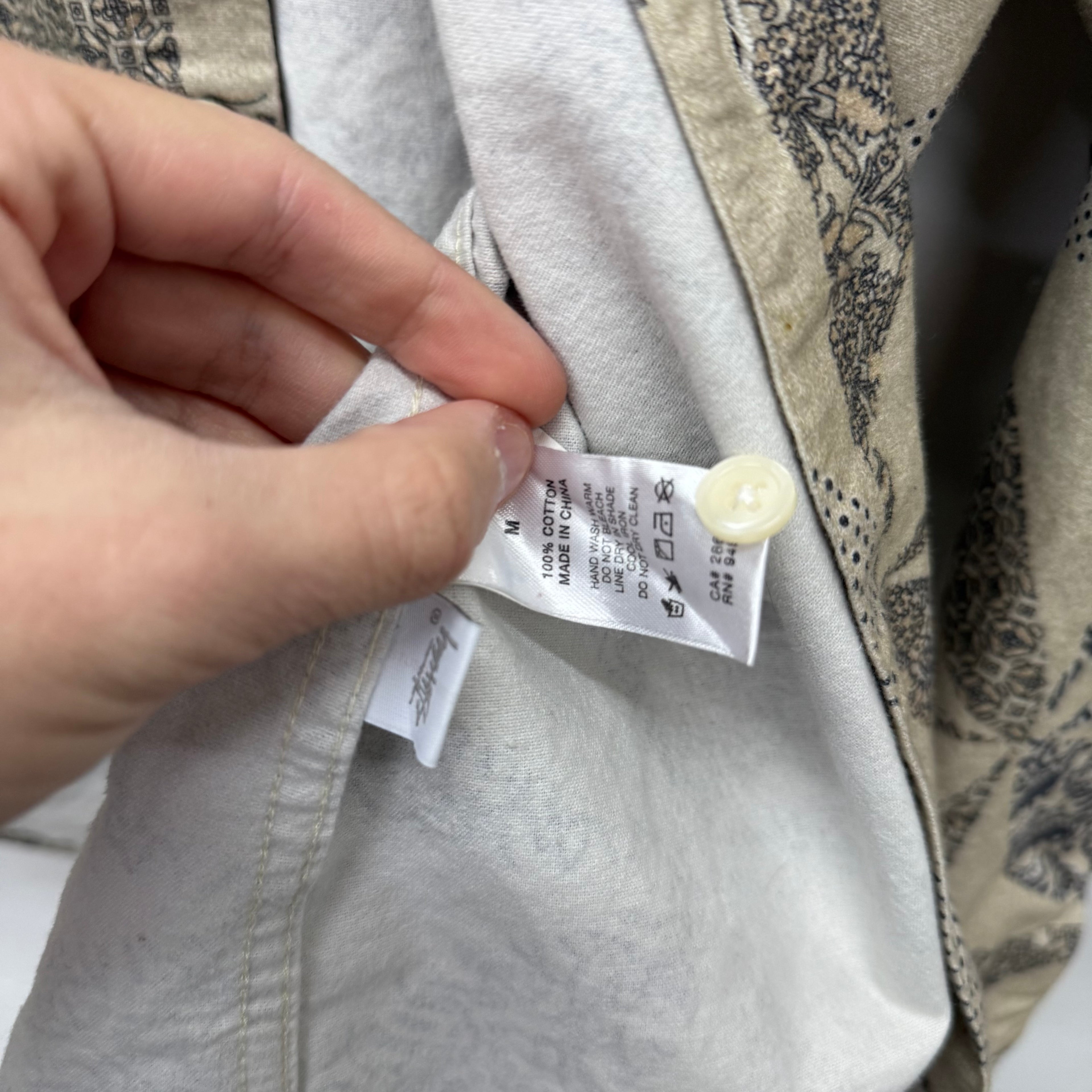 Stussy Noma Button Up Shirt - Size M