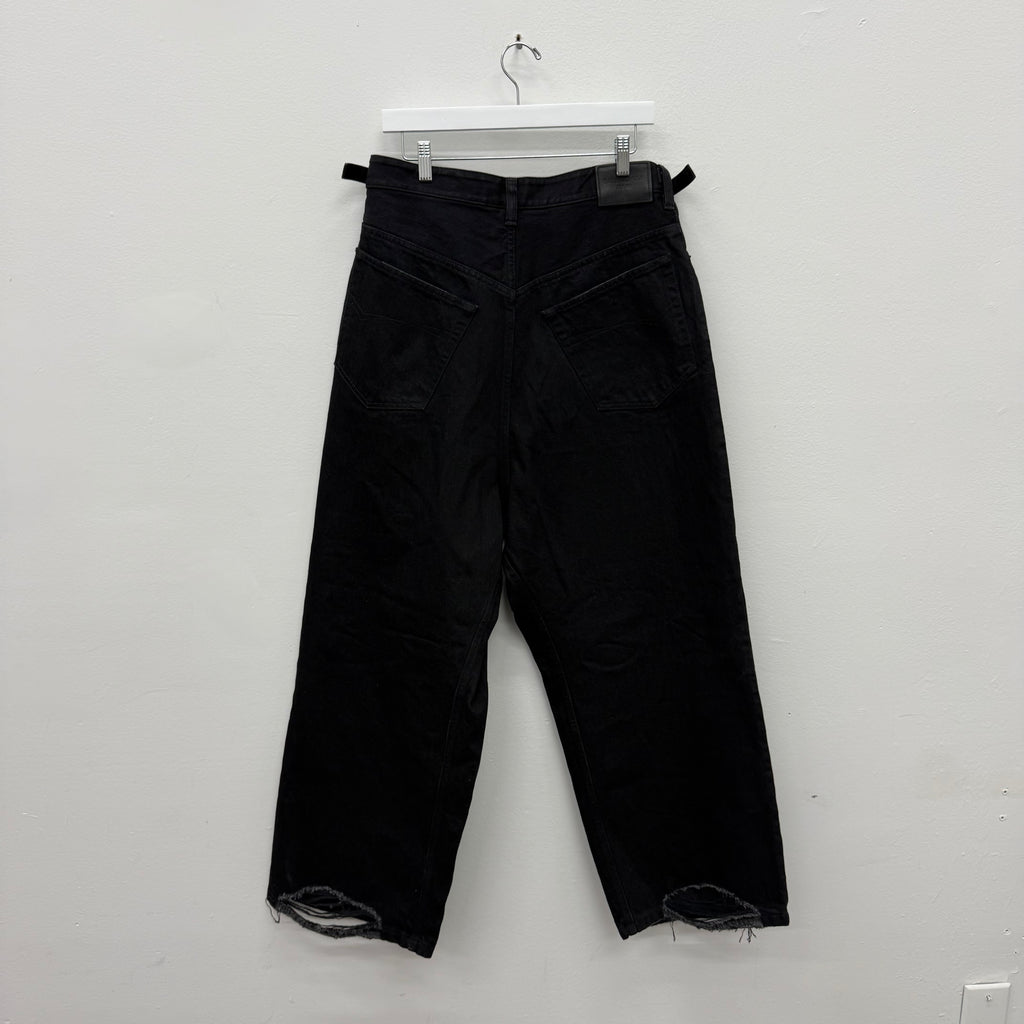Balenciaga Black Japanese Skater Denim - Size 34