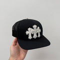 Chrome Hearts Triple Cross Pony Hair Patch Trucker Hat