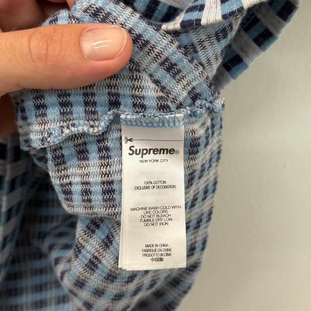 Supreme Grid Jacquard T-Shirt - Size L