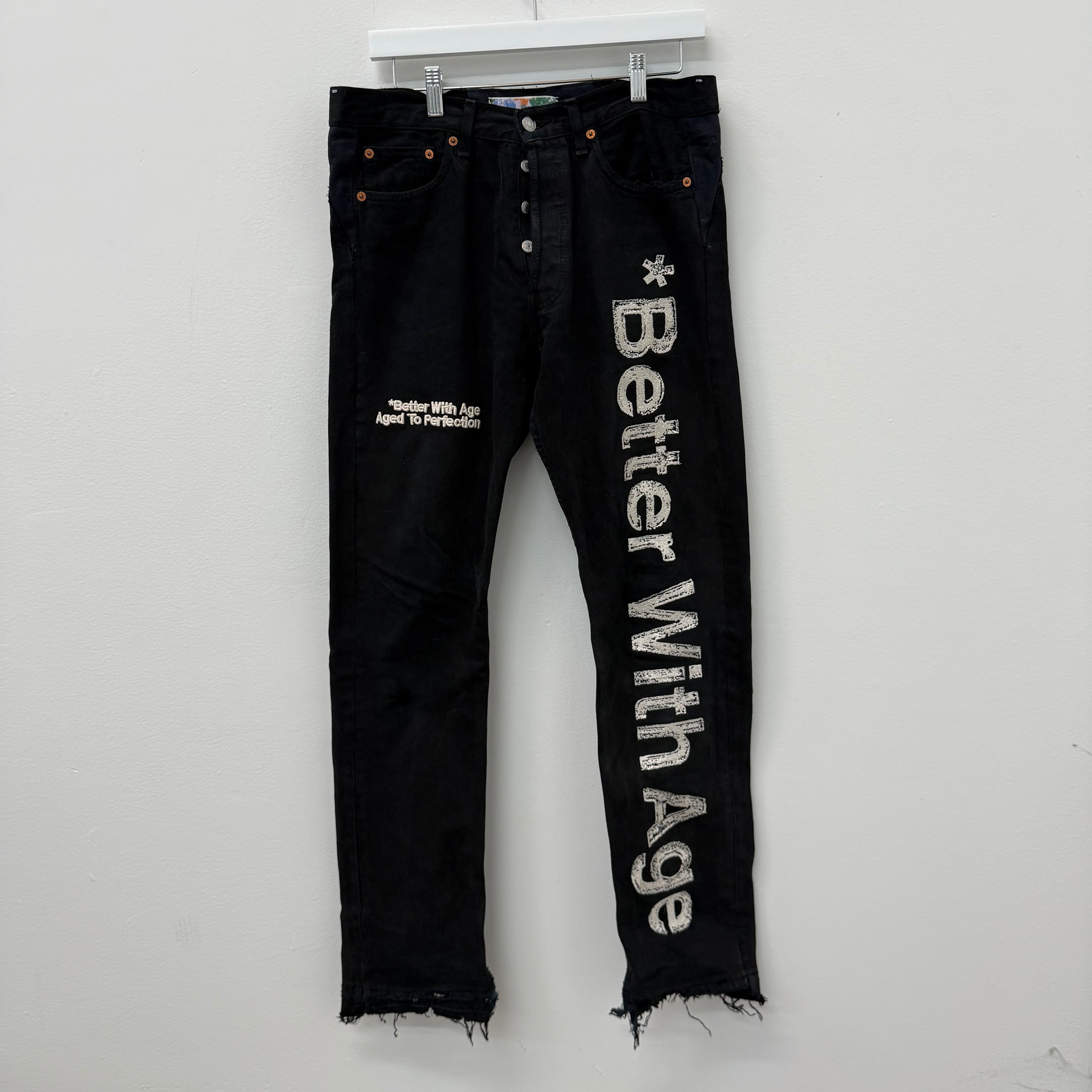 Better with Age “In Case You Forgot” Denim Jeans Black - Size 30