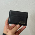 Gucci Logo Leather Cardholder Black