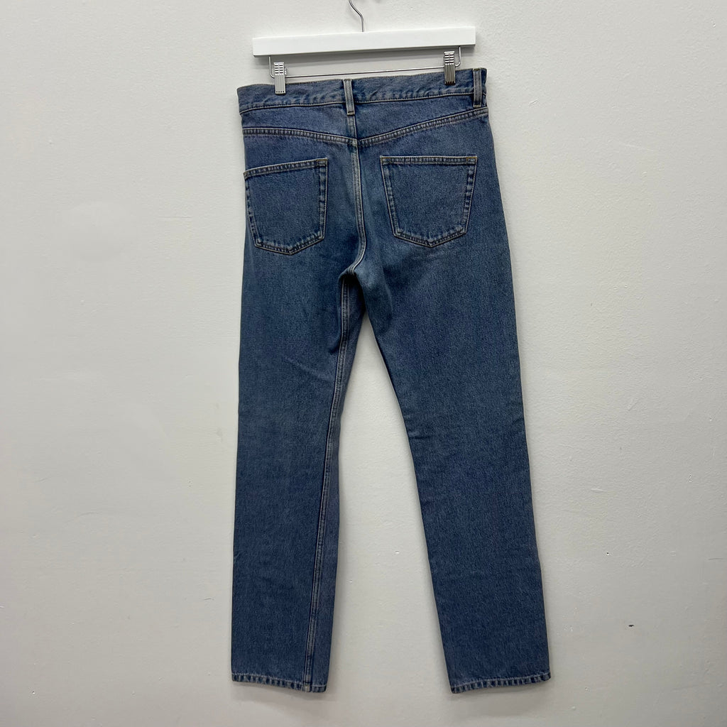 Balenciaga Pink Wash Straight Leg Denim Jeans - Size 31