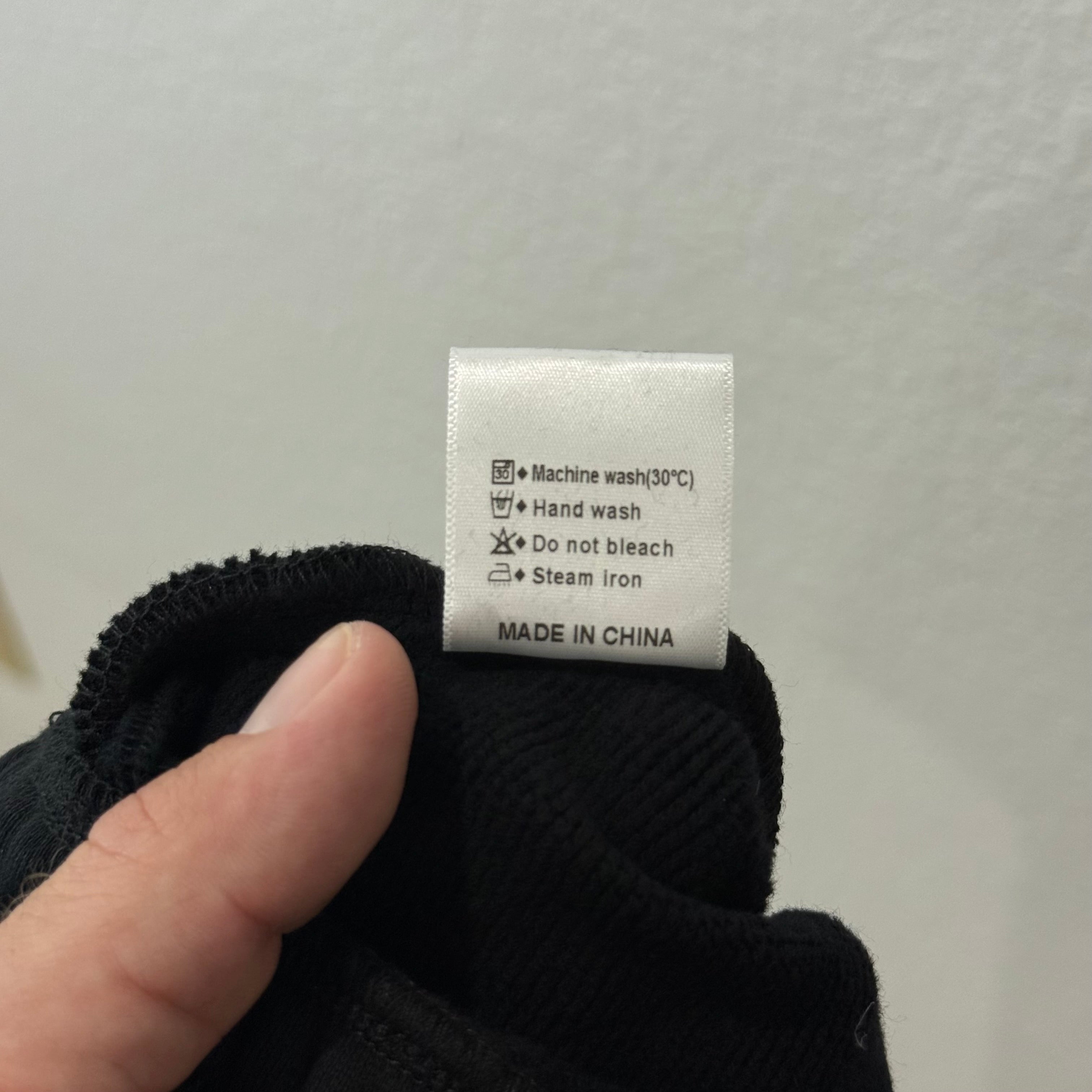 HMDD Silver Scrunch Patch Sweatpants Black