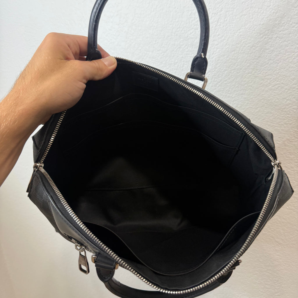 Louis Vuitton Porte-Documents Jour Damier Black Side Bag