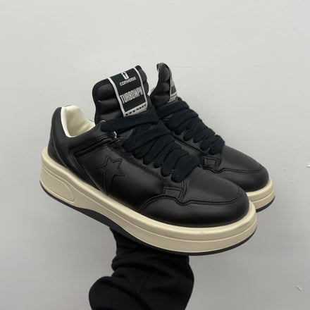 Rick Owens Converse Turbopn Low Black - Size 9