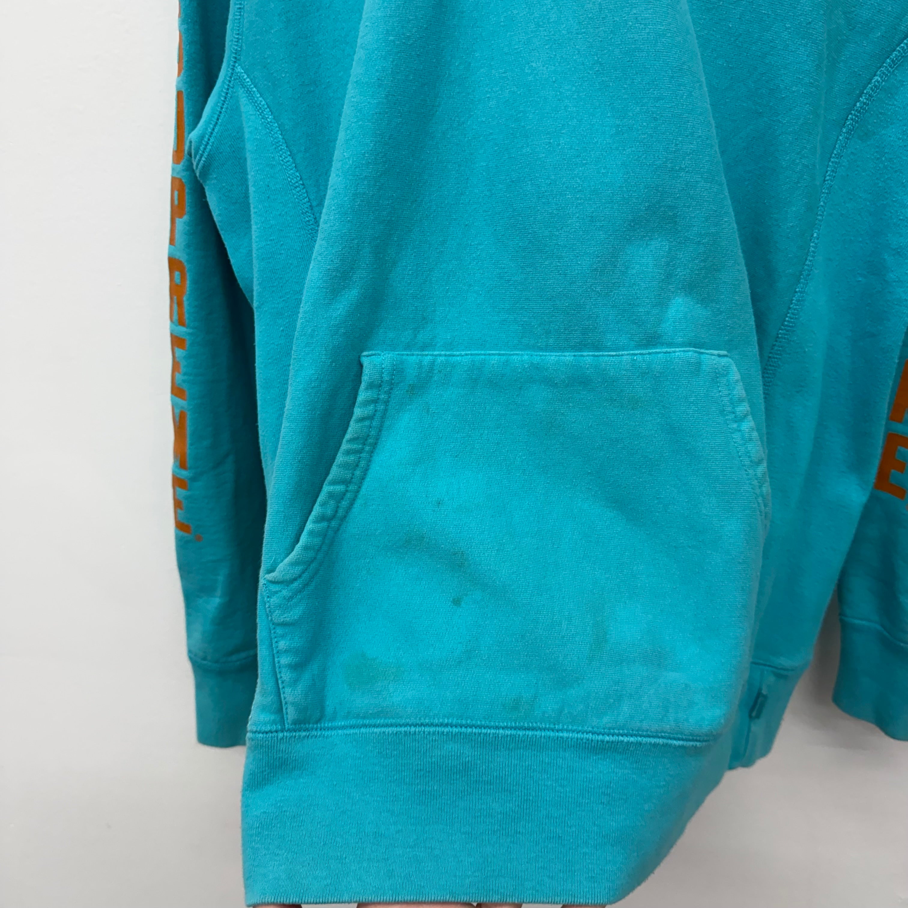 Supreme Thrasher Skater Boyfriend Hoodie Blue - Size M