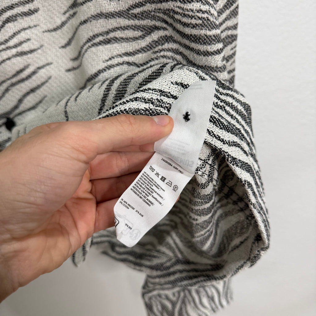 Jacquemus Zebra Print Jacquard Button Up Jacket - Size 50 (L)