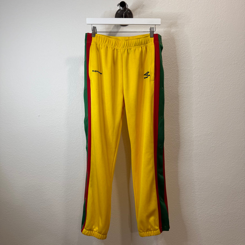 Supreme Umbro Break-Away Track Pants Yellow - Size M