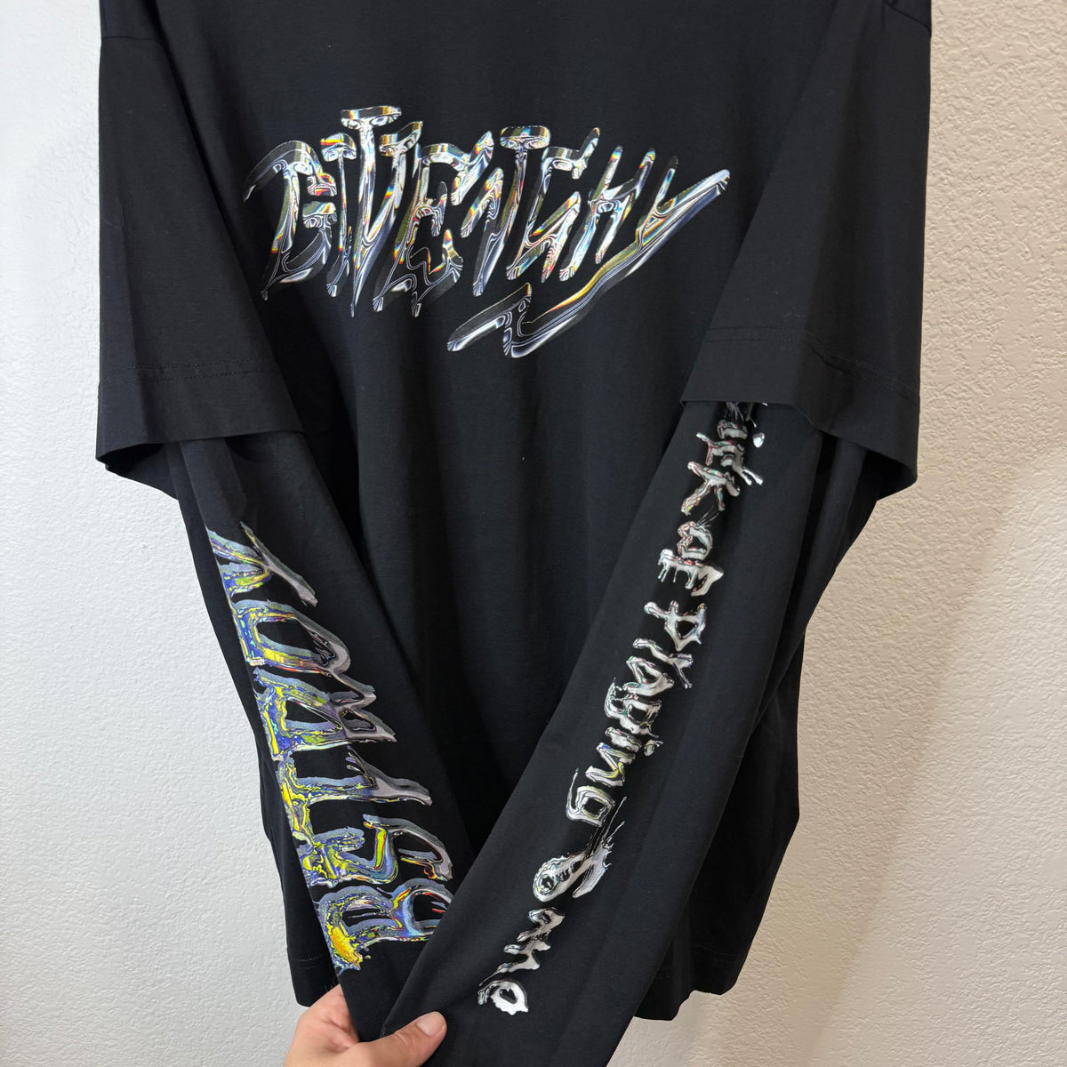 Givenchy BStroy Double Layer Longsleeve T-Shirt - Size XL