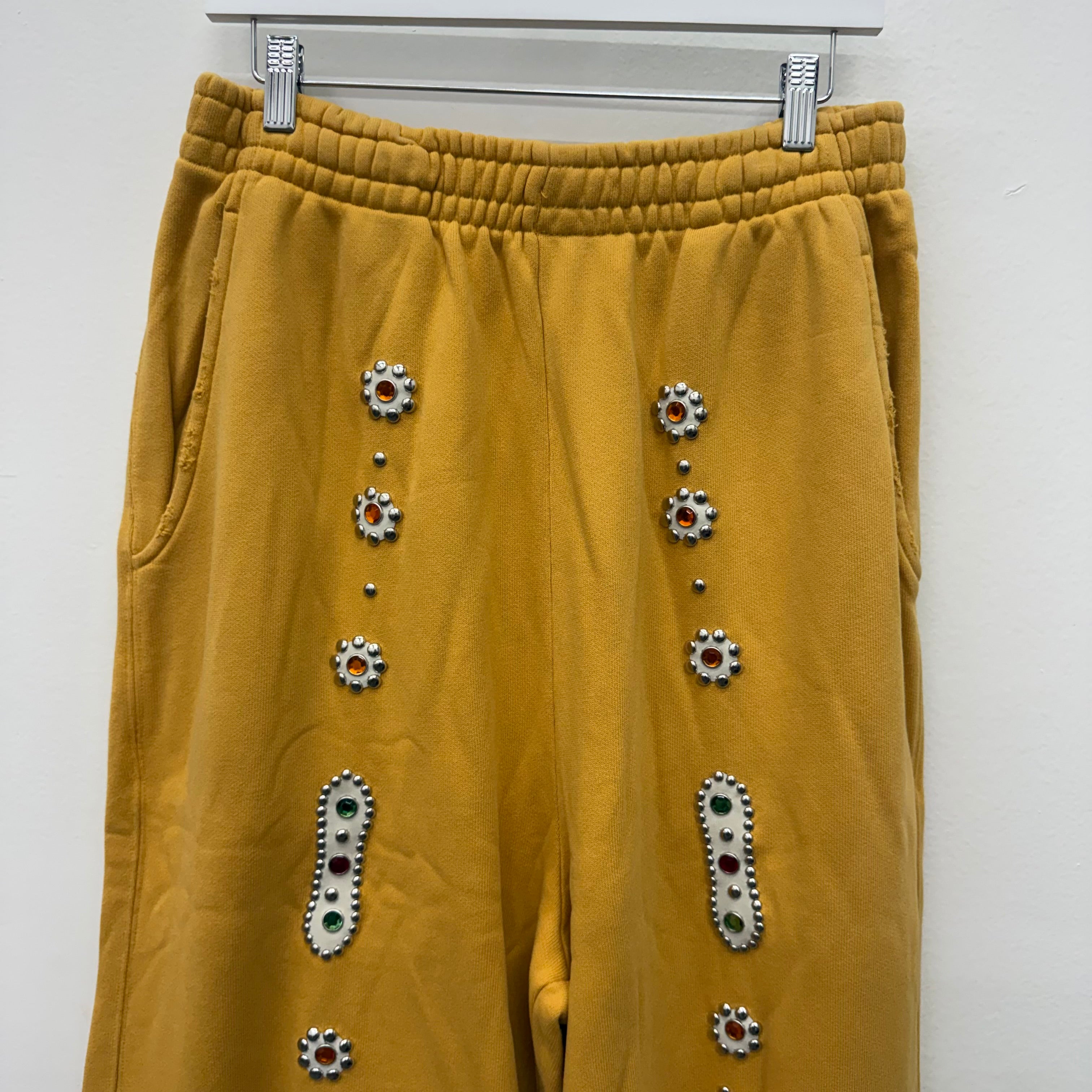 Bravest Studios Sapphire Sweatpants Yellow - Size L/XL