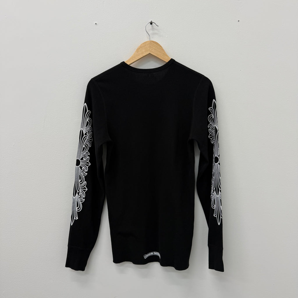 Chrome Hearts Floral Thermal Longsleeve Shirt - Size L