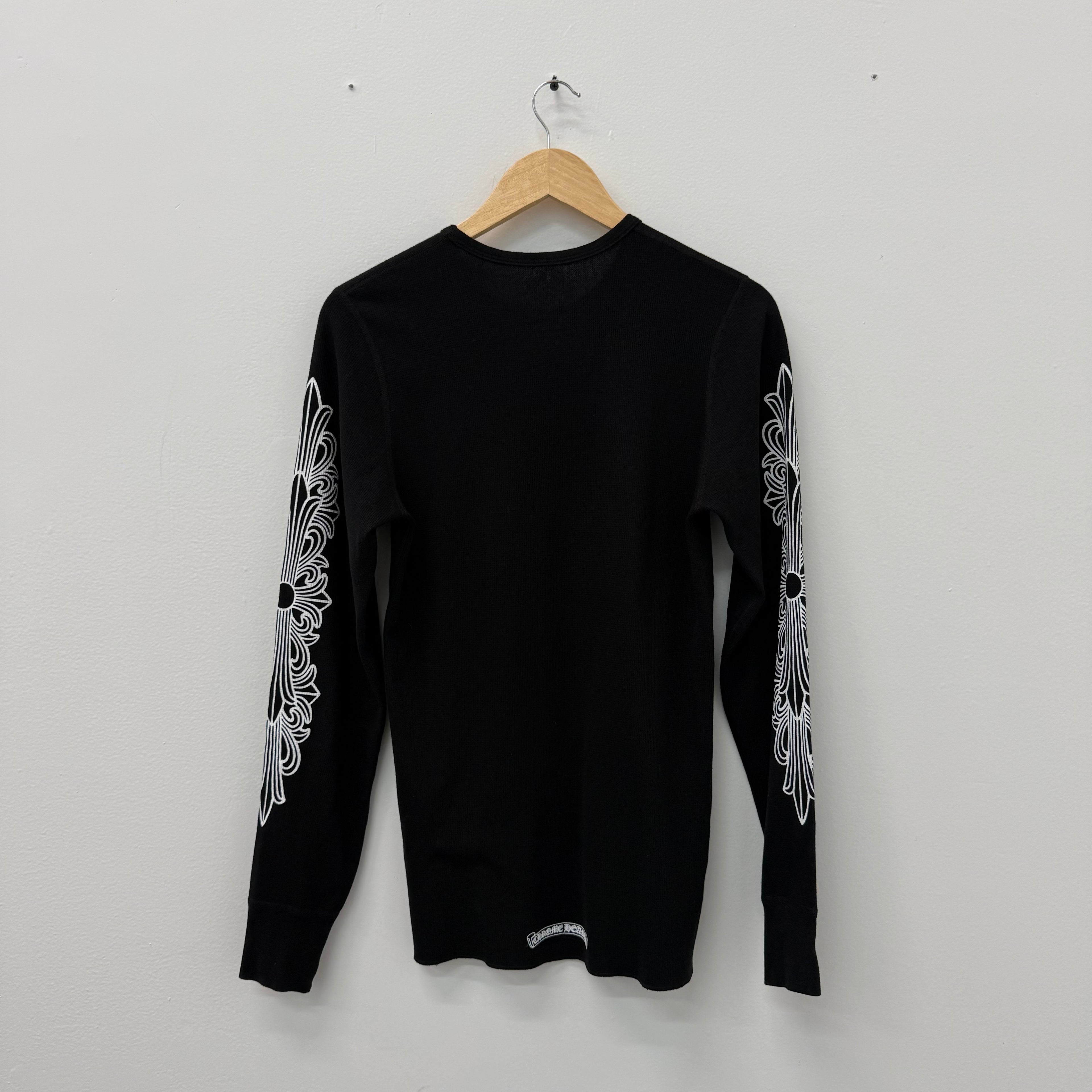 Chrome Hearts Floral Thermal Longsleeve Shirt - Size L