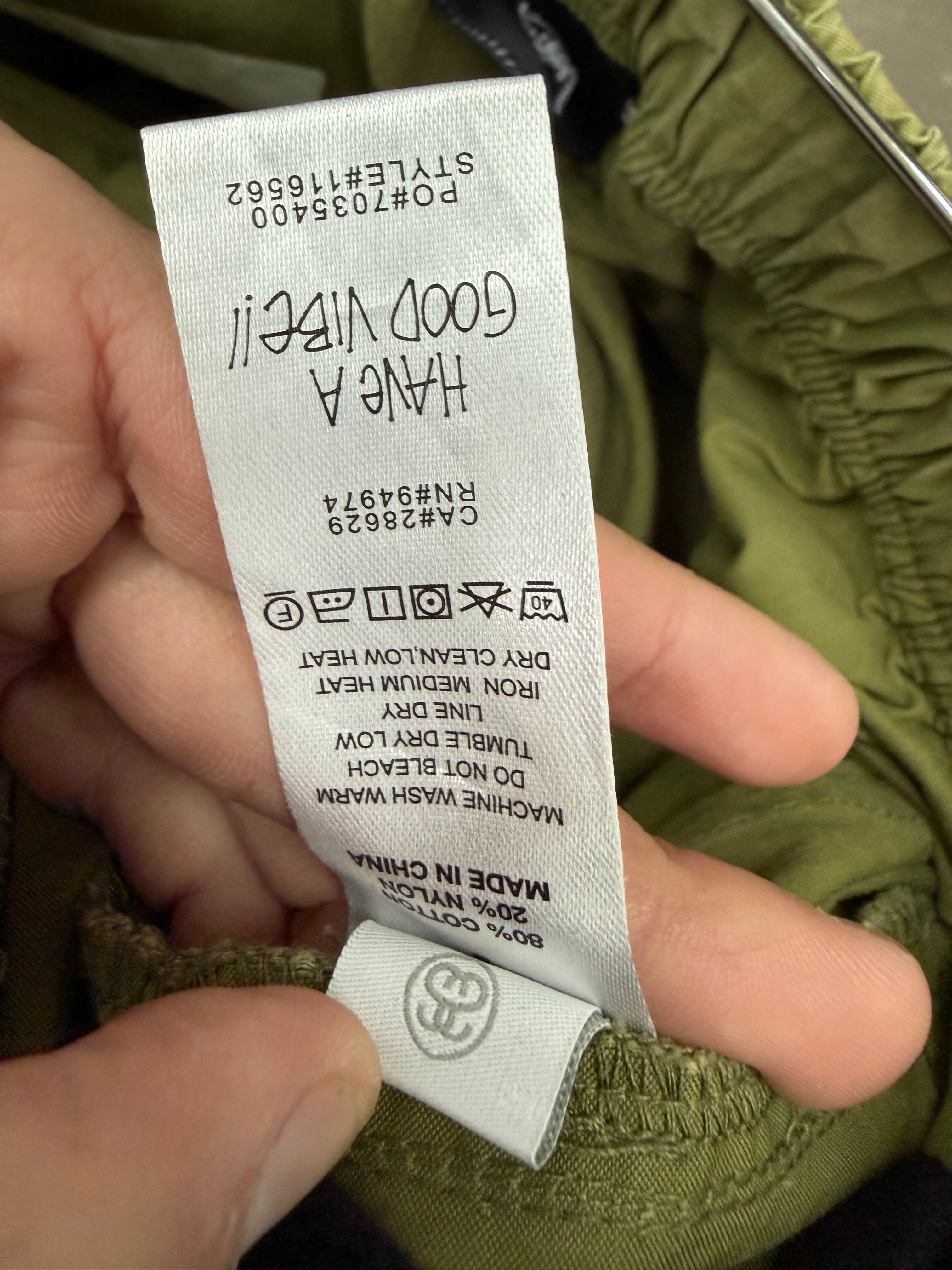 Stussy Green Cargo Pants - Size S