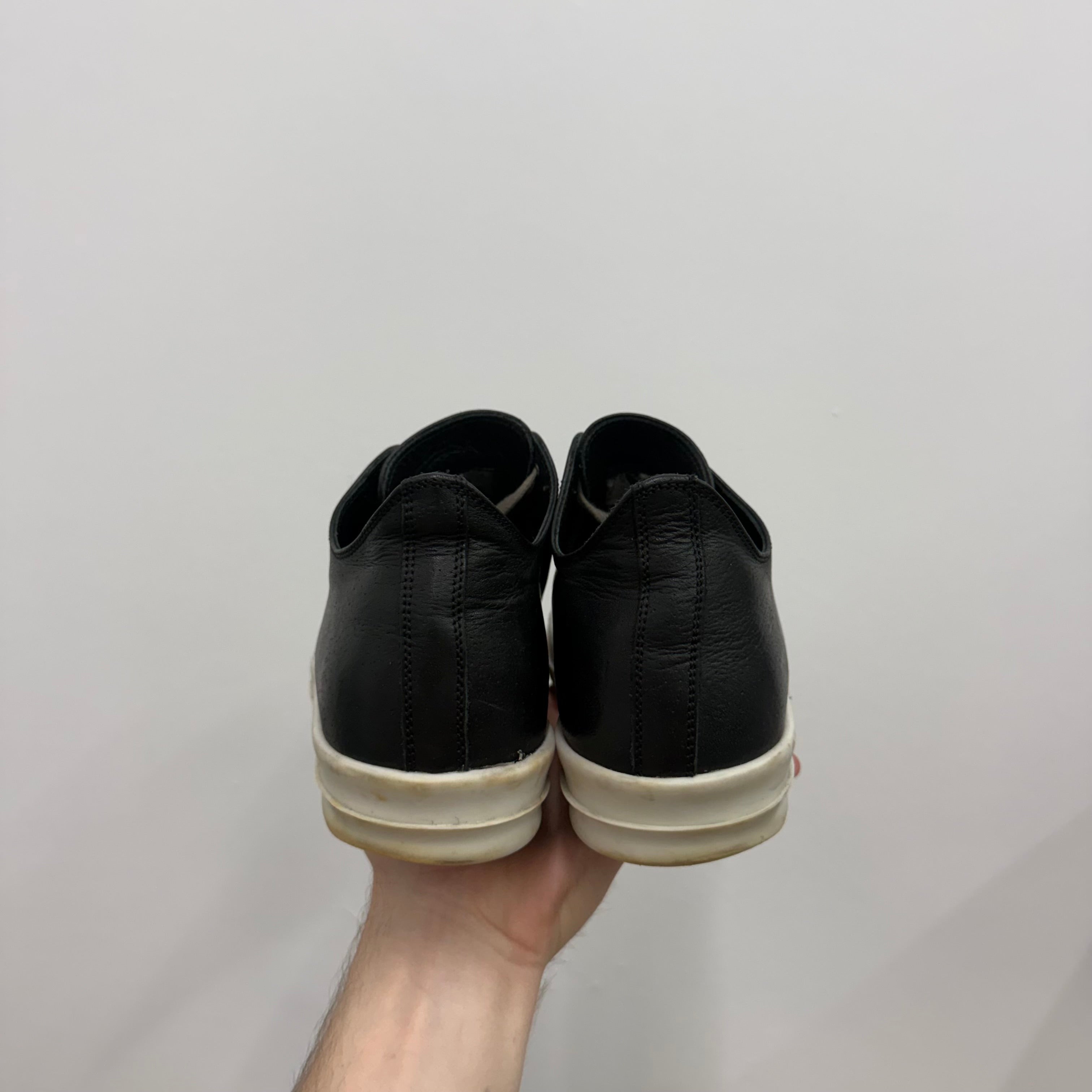 Rick Owens Mainline Leather Ramone Sneakers - Size 40 (US 7)